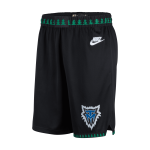 Color Noir du produit Short NBA Minnesota Timberwolves Hardwood Classic...