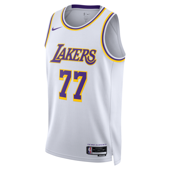 Luka Dončić Los Angeles Lakers Nike Association Edition Swingman NBA Jersey