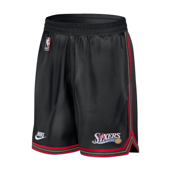 Short Nike NBA Philadelphia Sixers DNA DF Hardwood Classic Edition black
