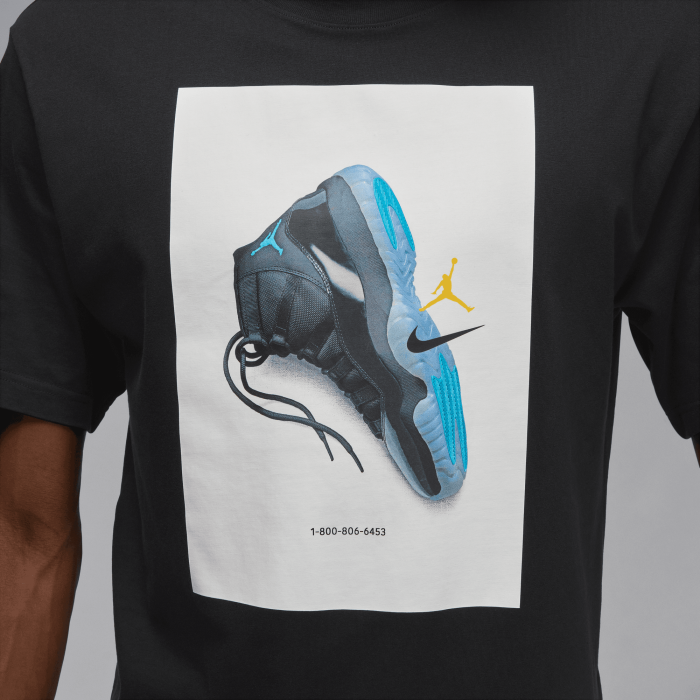 T-shirt Jordan Brooklyn AJ 11 Gamma Blue Ad