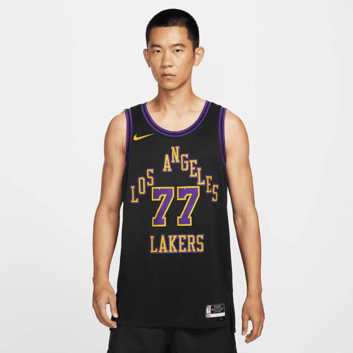 Maglia Nike NBA Luka Dončić Los Angeles Lakers City Edition nera