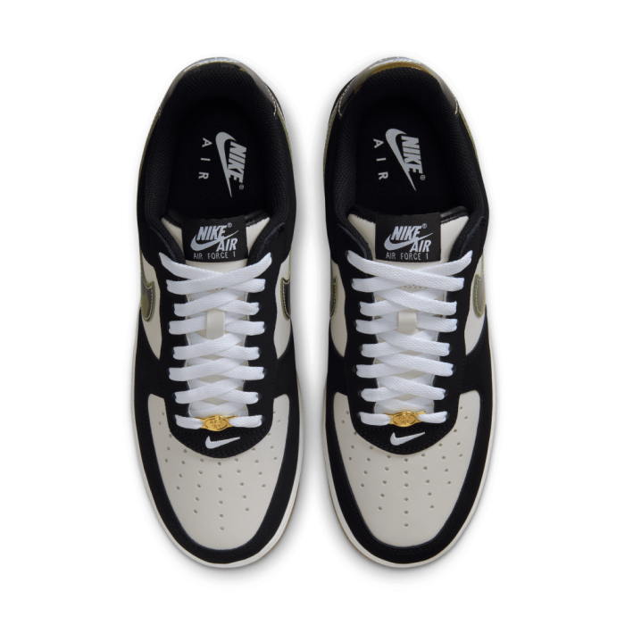 Nike Air Force 1 Low '07 LV8 Blck Patent Camo Swoosh