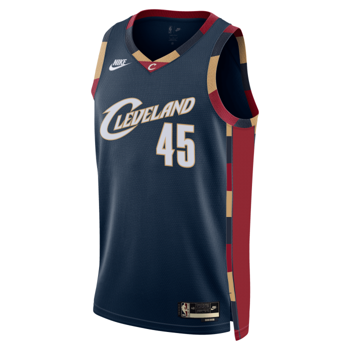 NBA Donovan Mitchell Cleveland Cavaliers Jersey Nike HWC 25 Swingman