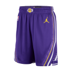 Color Violet du produit Short Nike NBA Los Angeles Lakers Statement Edition...