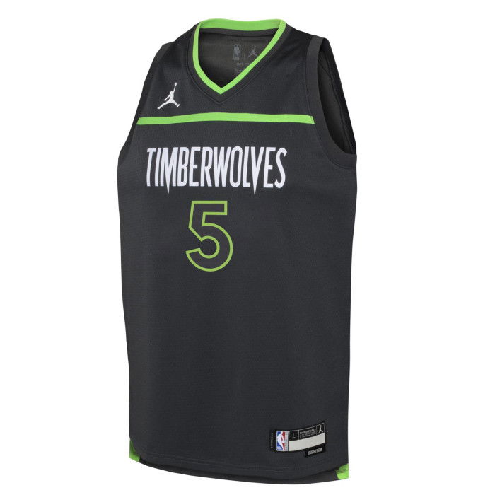 Nike Children's NBA Anthony Edwards Minnesota Timberwolves Statement Swingman Jersey Negru