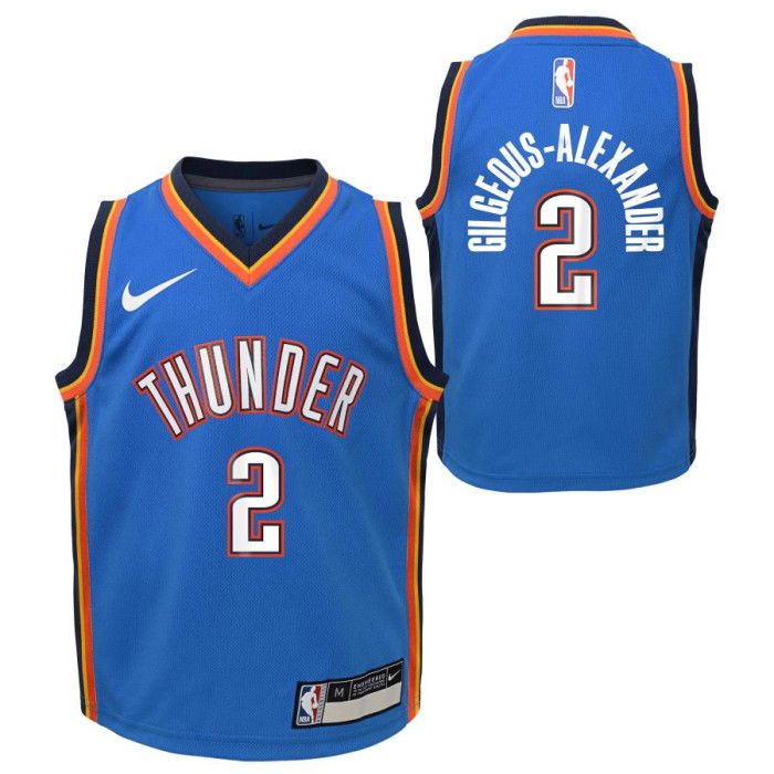 Shai Gilgeous-Alexander Oklahoma City Thunder Nike Icon Replica Small Child NBA Jersey