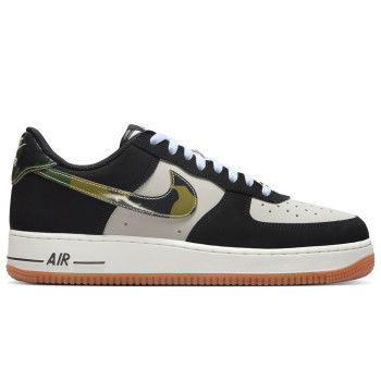 Nike Air Force 1 Low '07 LV8 Blck Patent Camo Swoosh