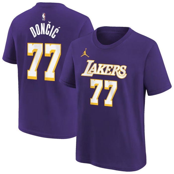 NBA pentru copii Luka Doncic Los Angeles Lakers Jordan Statement N&N Tee