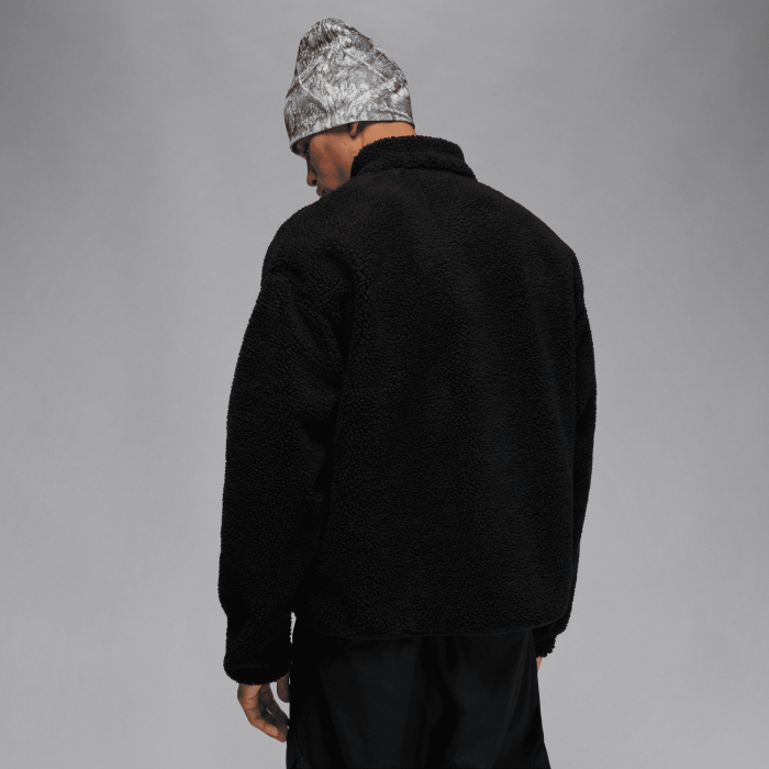 Veste Jordan Flight Mountainside Sherpa black