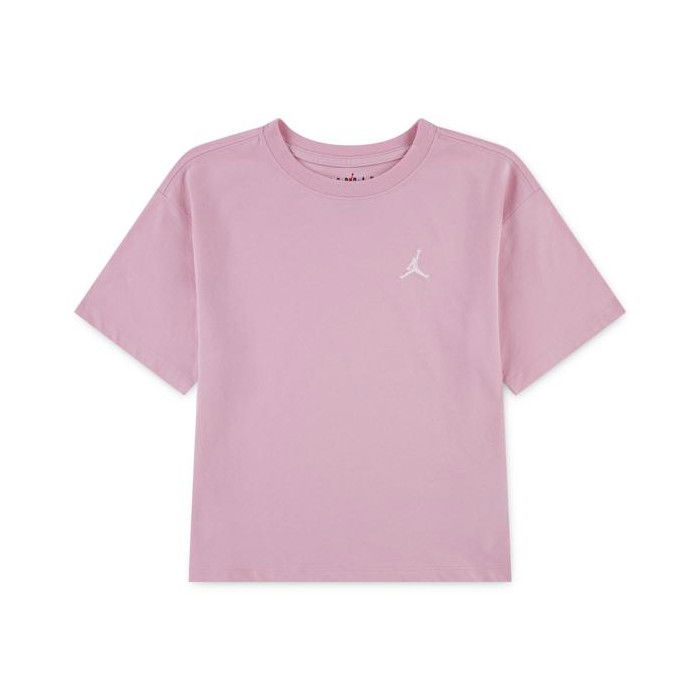 T-shirt Jordan Enfants MJ Brooklyn Essentials Soft Pink