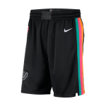 Color Noir du produit Short NBA San Antonio Spurs Swingman Nike City...