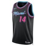 Culoare Negru de produs Nike NBA Tyler Herro Miami Heat City Edition Jersey...