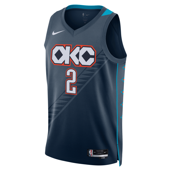 Maillot NBA Shai Gilgeous-Alexander Oklahoma City Thunder Nike City Edition 25 Swingman