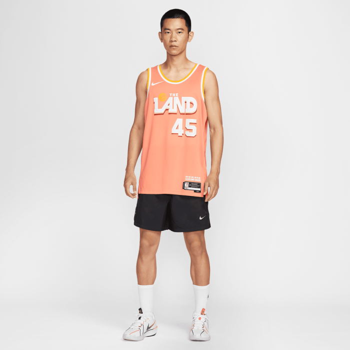 Nike NBA Donovan Mitchell Cleveland Cavaliers City Edition 25 Swingman Jersey