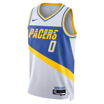 Nike NBA Tyrese Haliburton Indiana Pacers City Edition 25 Swingman Jersey