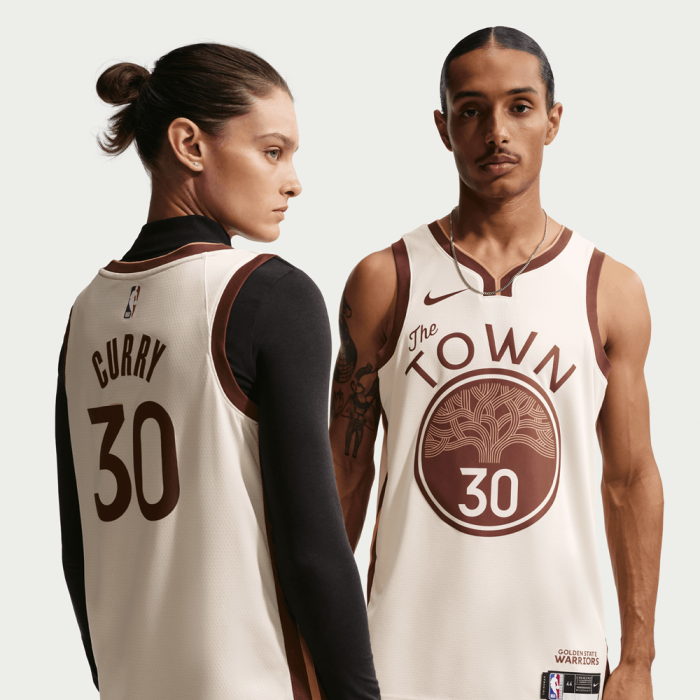 Maillot Nike NBA Stephen Curry Golden State Warriors City Edition 25 Swingman