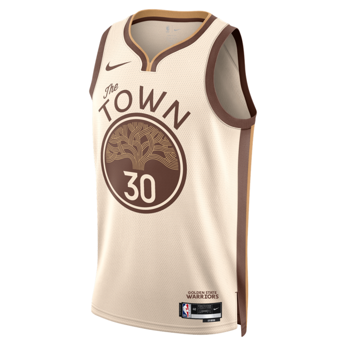 Maillot Nike NBA Stephen Curry Golden State Warriors City Edition 25 Swingman