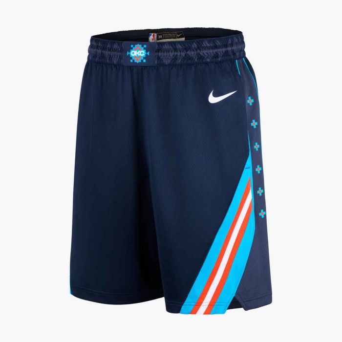 Short Nike NBA Oklahoma City Thunder Enfants Thunder Blue City Edition