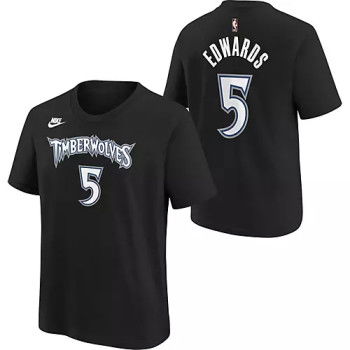 T-shirt NBA enfant Anthony Edwards Minnesota Timberwolves Nike Hardwood Classics