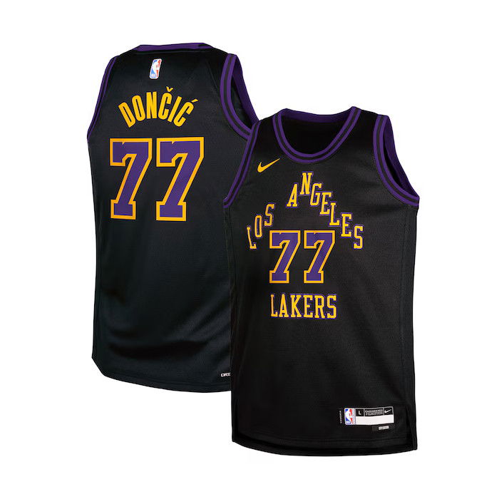 Maillot NBA enfant Luka Doncic Los Angeles Lakers Nike City Edition