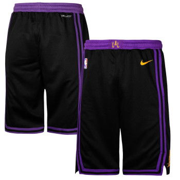 Short Nike NBA Los Angeles Lakers Enfants Black