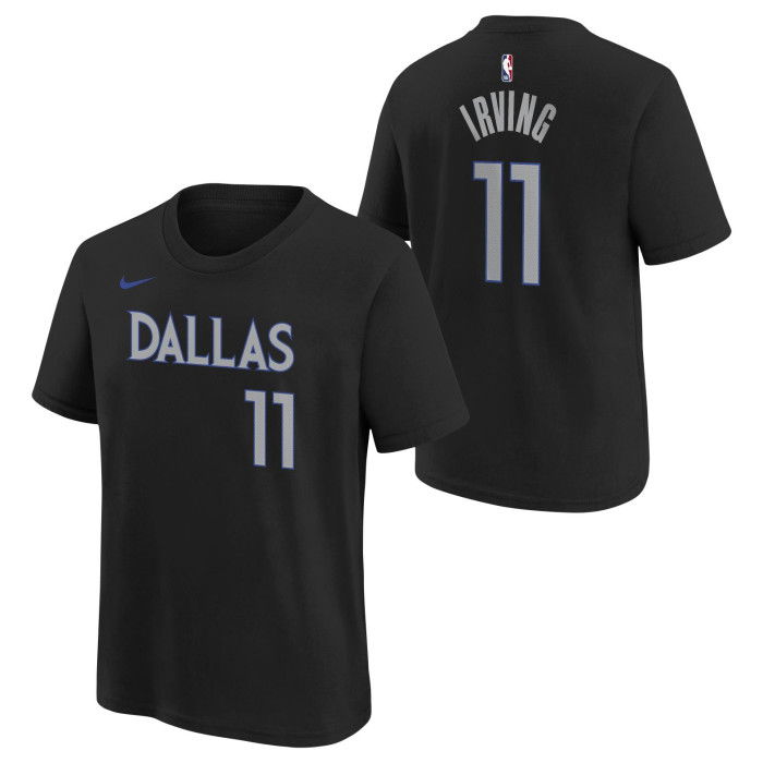 T-shirt Nike NBA Kyrie Irving Dallas Mavericks Enfants Black City Edition