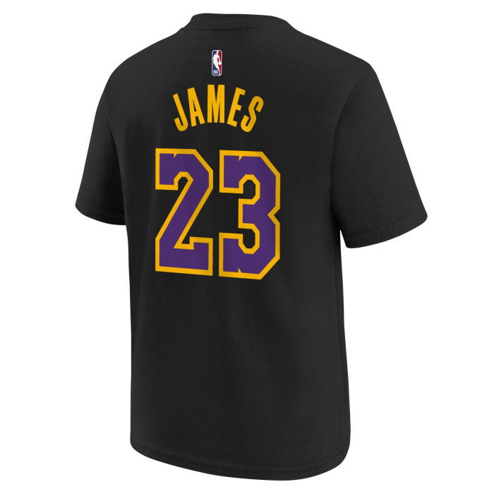 Camiseta Nike NBA Lebron James Los Angeles Lakers Preto City Edition