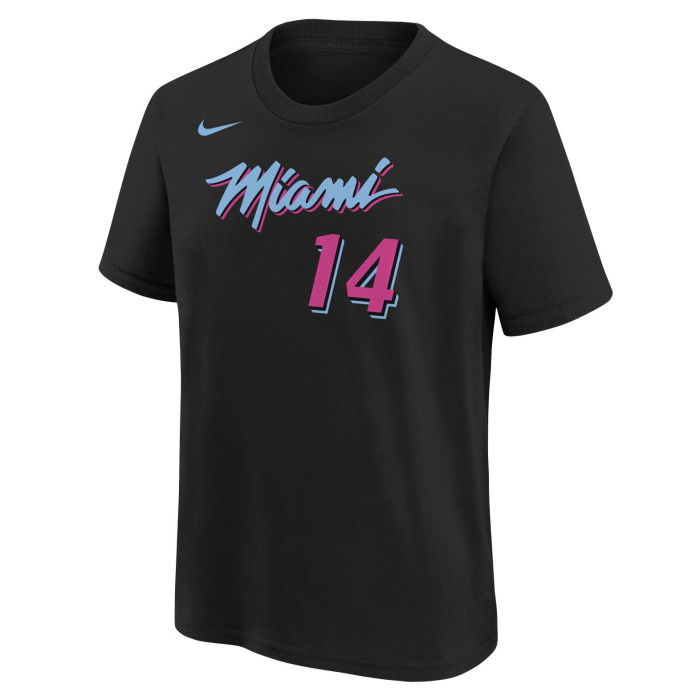 Nike NBA Tyler Herro Miami Heat Παιδικό μαύρο μπλουζάκι City Edition T-shirt