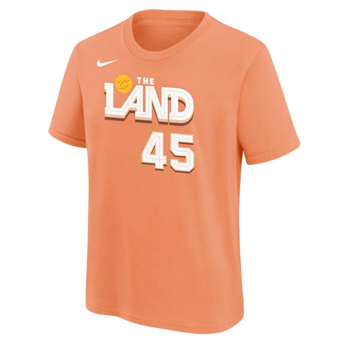 Nike NBA Donovan Mitchell Cleveland Cavaliers Kinder Orange Frost City Edition T-Shirt