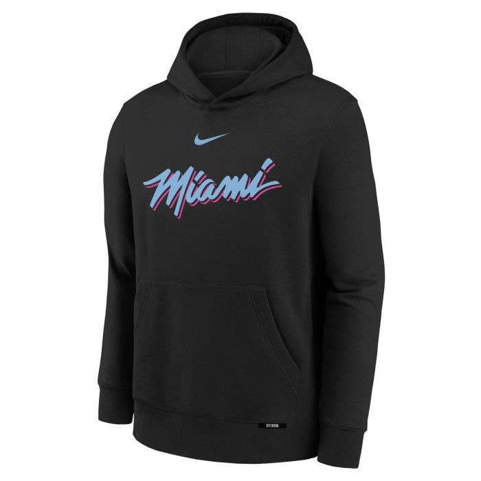 Nike NBA Miami Heat Kids Hoodie Black City Edition