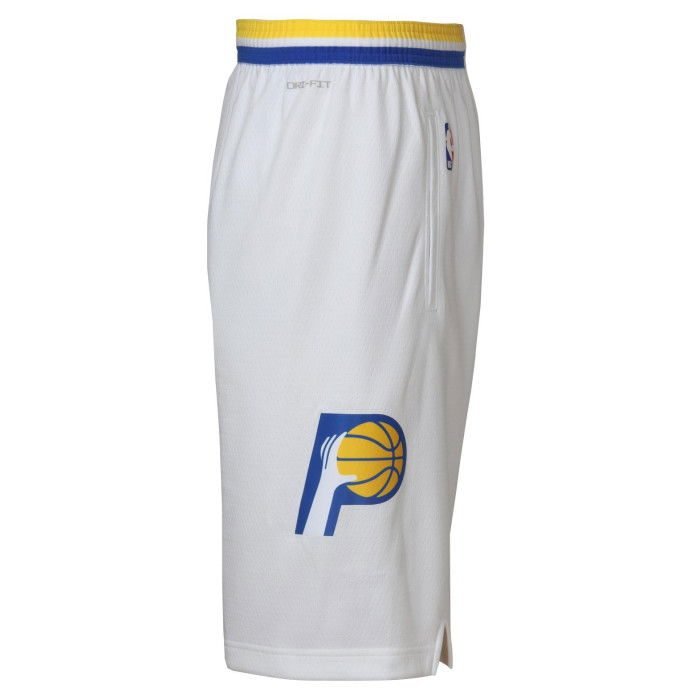 Short Nike NBA Indiana Pacers Enfants White City Edition