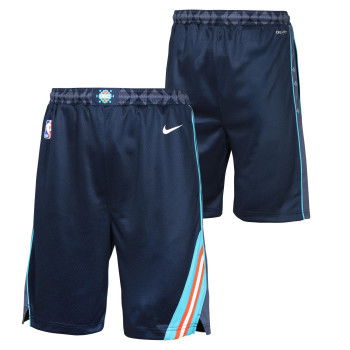 Nike NBA Oklahoma City Thunder Kids Thunder Blue City Edition Shorts