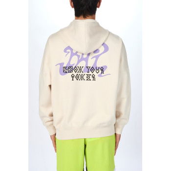 Sweat à capuche Anta Forces Of Nature beige