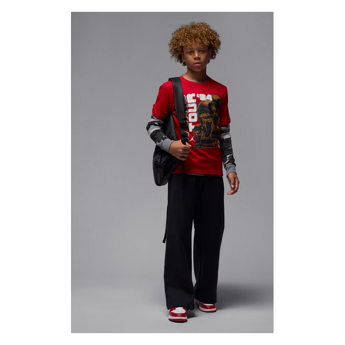 Pantalon Jordan Brooklyn Essentials Open Fleece Enfants Black