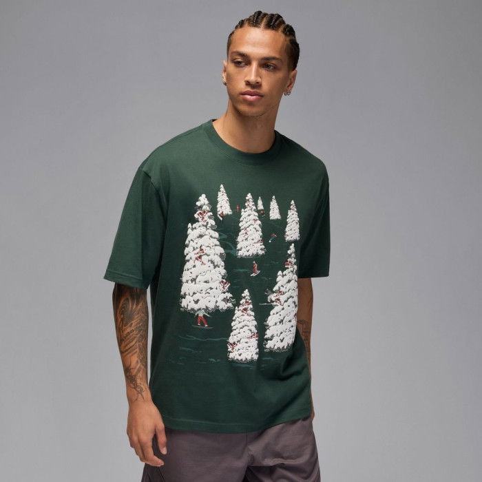 T-shirt Jordan BRK Holiday GFX midnight green