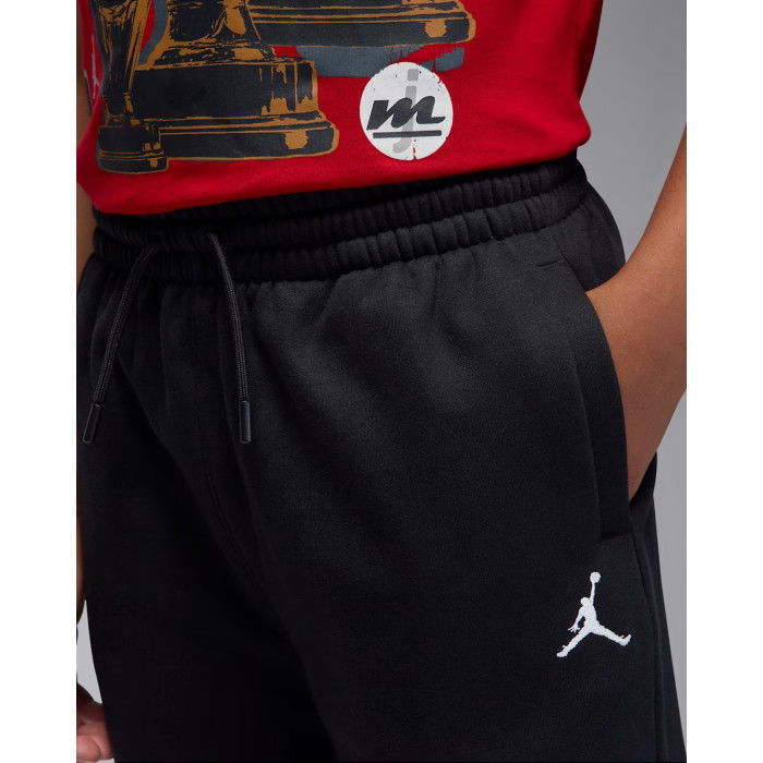 Pantalon Jordan Brooklyn Essentials Open Fleece Enfants Black