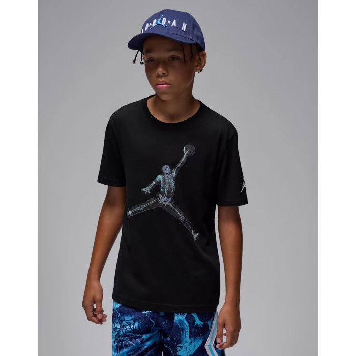 T-shirt Jordan enfant Skeleton Jumpman Black