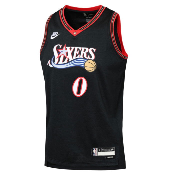 Μπλούζα Nike NBA Tyrese Maxey Philadelphia 76ers Classics για παιδιά