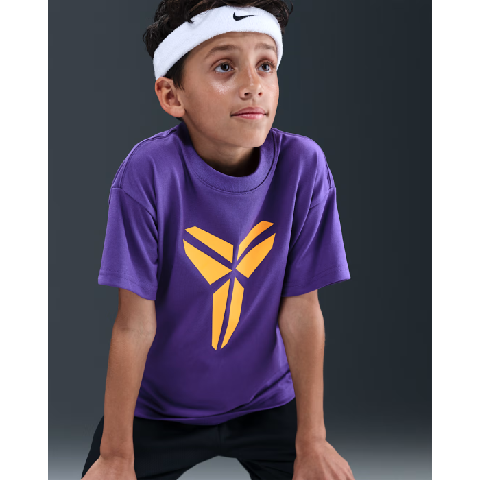 Camiseta Nike Kobe Niños DF M90 HBR Corto Morado