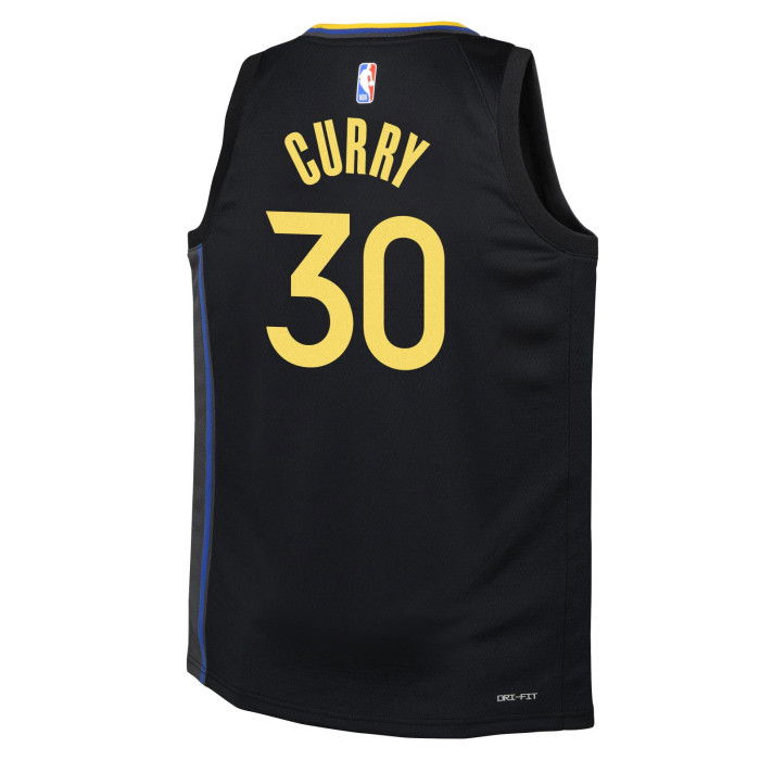 Camiseta Swingman Nike Stephen Curry Golden State Warriors , Niño NBA Black Jersey