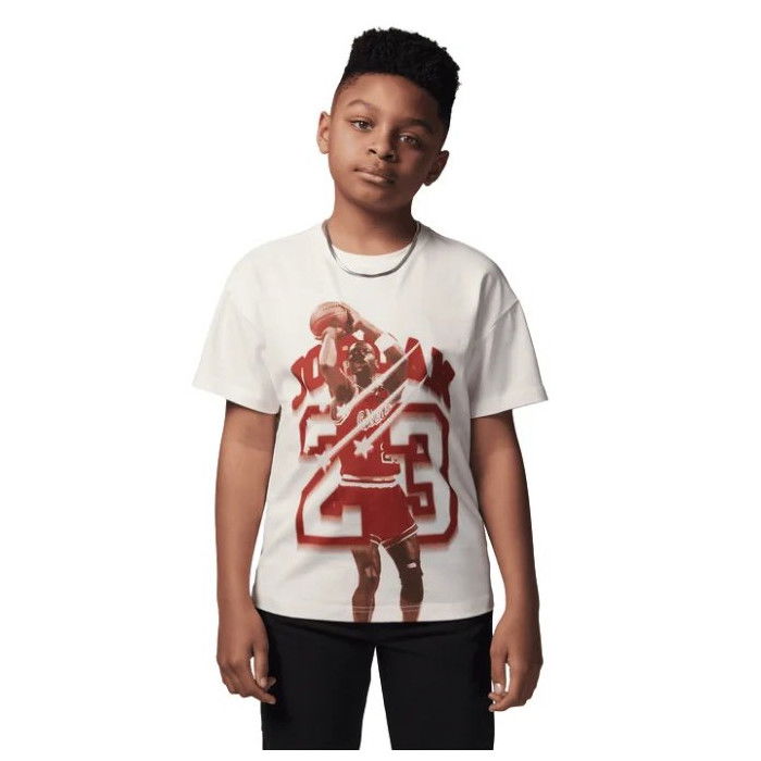T-shirt Jordan Jordan 40th Anniversary SS Enfants Blanc