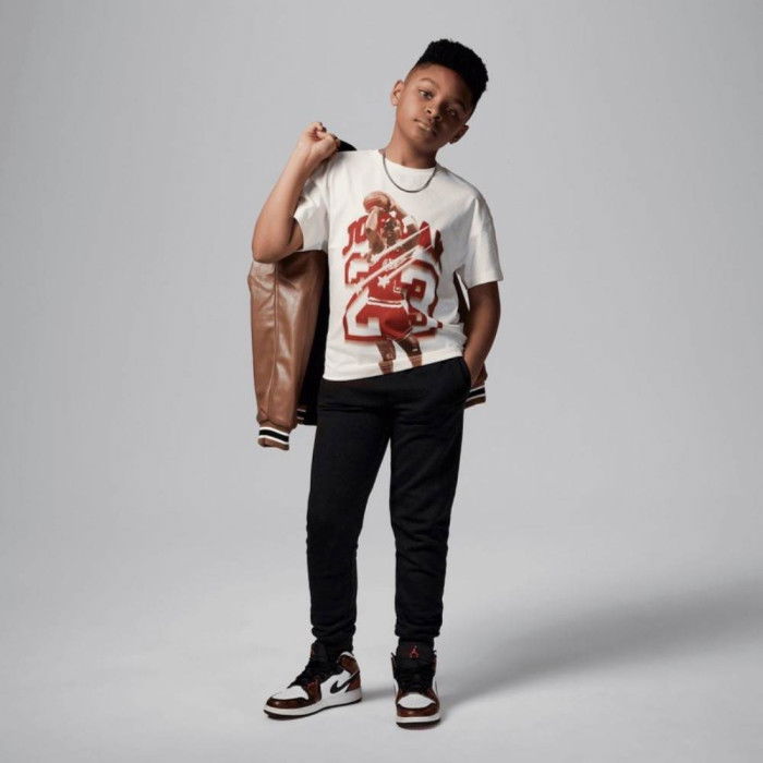 T-shirt Jordan Jordan 40th Anniversary SS Enfants Blanc