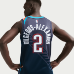 Color Bleu du produit Maillot NBA Shai Gilgeous-Alexander Oklahoma City...