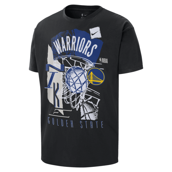 T-shirt Golden State Warriors Courtside black NBA