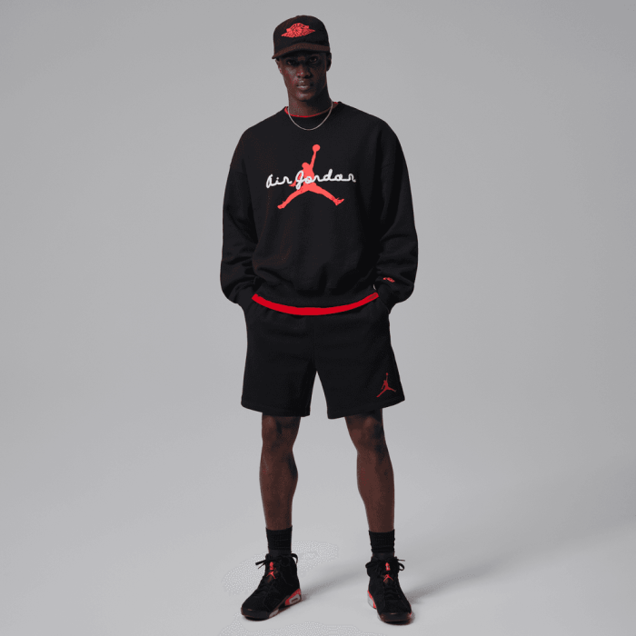 Sweat Jordan Brooklyn black/infrared 23