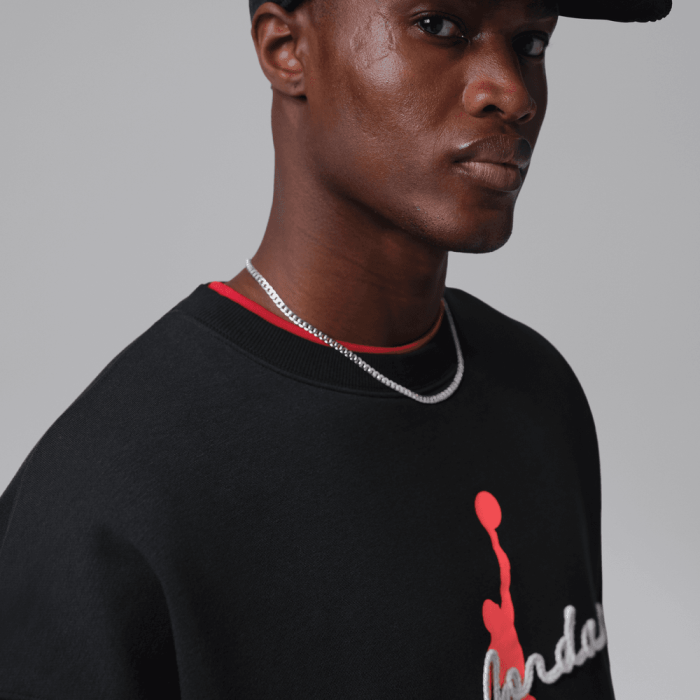 Sweat Jordan Brooklyn black/infrared 23