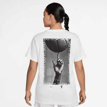 T-shirt Nike basketball femme white