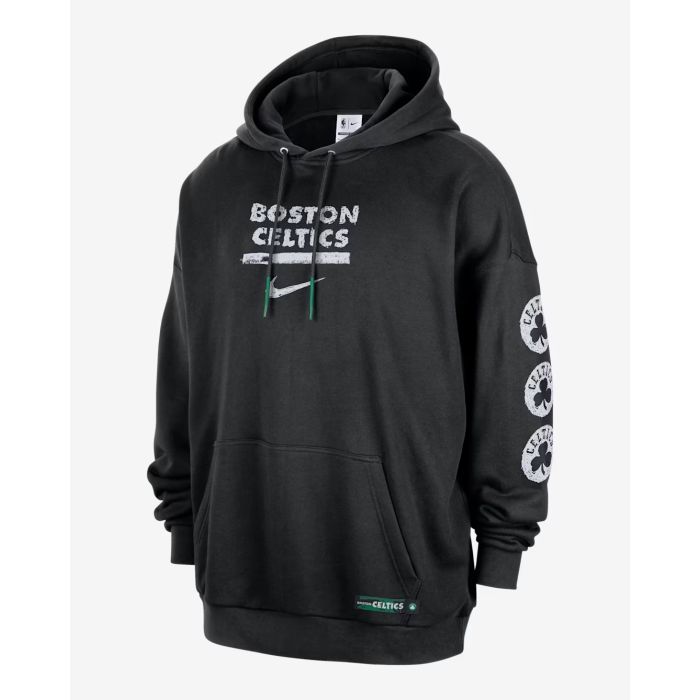 Sweat à capuche Nike NBA Boston Celtics Courtside Club Premium black