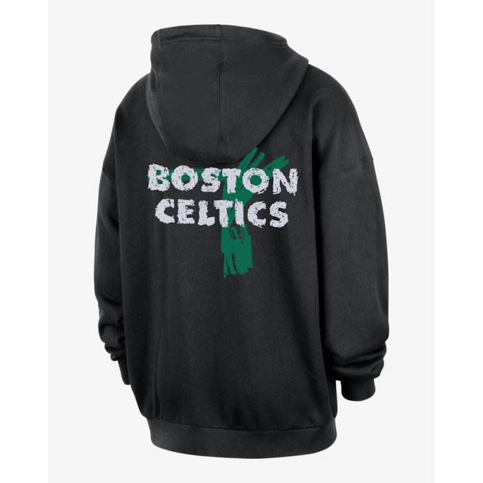 Sweat à capuche Nike NBA Boston Celtics Courtside Club Premium black