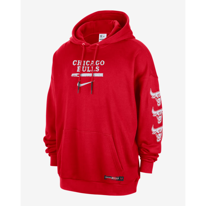 Sweat Nike NBA Chicago Bulls Courtside Club Premium university red